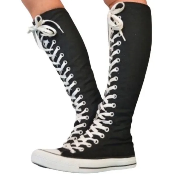 ⚫️  Converse Chuck Taylor All-Star XX Knee High 90/Retro Rear Y2K Shoes  7.5
