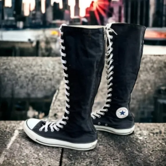 ⚫️  Converse Chuck Taylor All-Star XX Knee High 90/Retro Rear Y2K Shoes  7.5