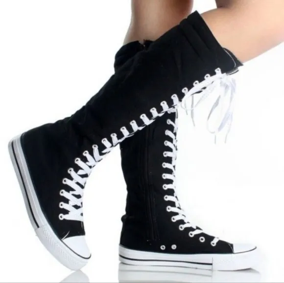 ⚫️  Converse Chuck Taylor All-Star XX Knee High 90/Retro Rear Y2K Shoes  7.5