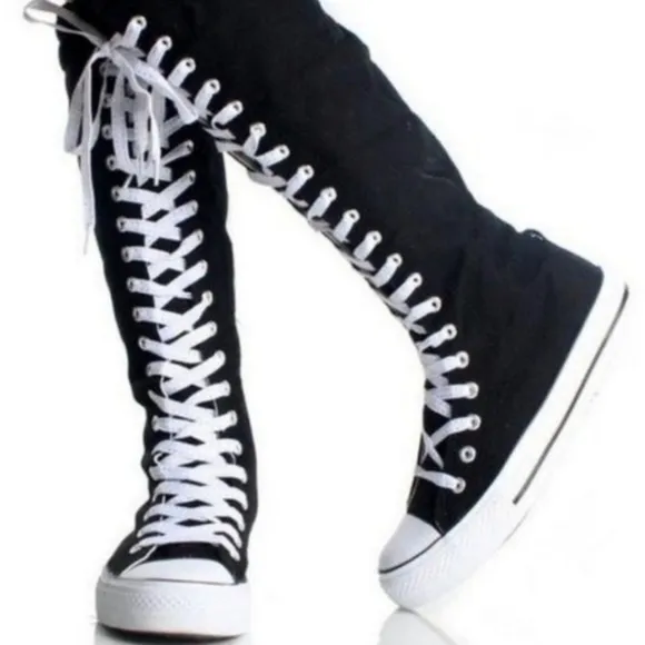 ⚫️  Converse Chuck Taylor All-Star XX Knee High 90/Retro Rear Y2K Shoes  7.5