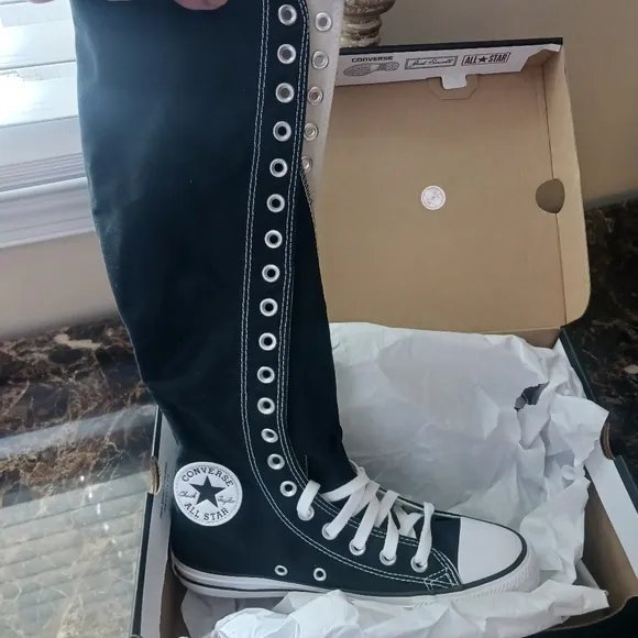 ⚫️  Converse Chuck Taylor All-Star XX Knee High 90/Retro Rear Y2K Shoes  7.5