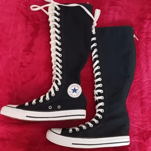 ⚫️  Converse Chuck Taylor All-Star XX Knee High 90/Retro Rear Y2K Shoes  7.5