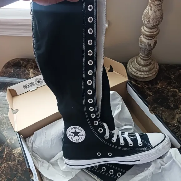⚫️ Converse Chuck Taylor All-Star XX Knee High 90/Retro Rear Y2K Shoes Size…