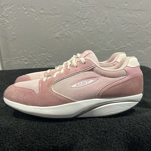 🔥 MBT Women's 1997 Classic Retro Level 3 Rocker Suede Leather Shoes Sz 9 - EUC