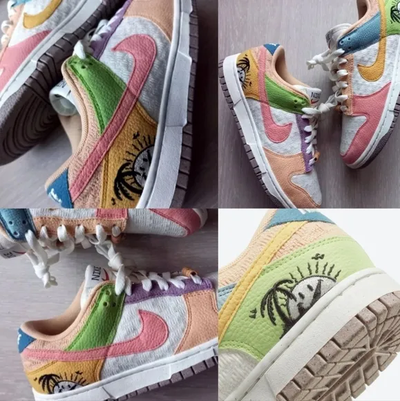 🆕️ NEW Nike Dunk Low Retro 'Sun Club Multi' Shoes