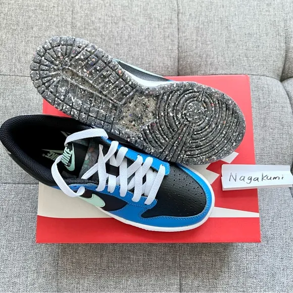🖤💙 Nike dunk low black blue shoes
