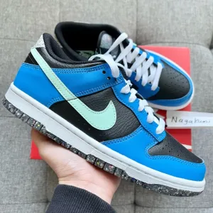 🖤💙 Nike dunk low black blue shoes