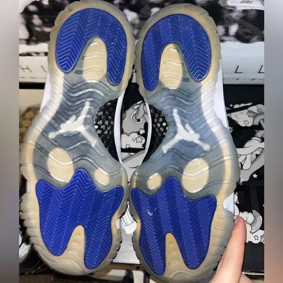 2016 Jordan 11 Retro Space Jam Sneakers (Project Pair)