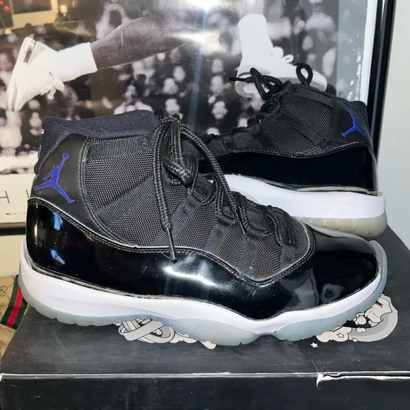 2016 Jordan 11 Retro Space Jam Sneakers (Project Pair)