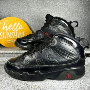 2017 Nike Air JORDAN 9 RETRO PS ‘Bred’ Black Sneakers Shoes Size 1 Boys