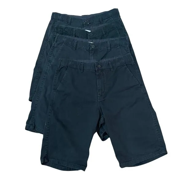(4) Y2K DC Shoes 29 men short capris black bundle classic summer goth minimal