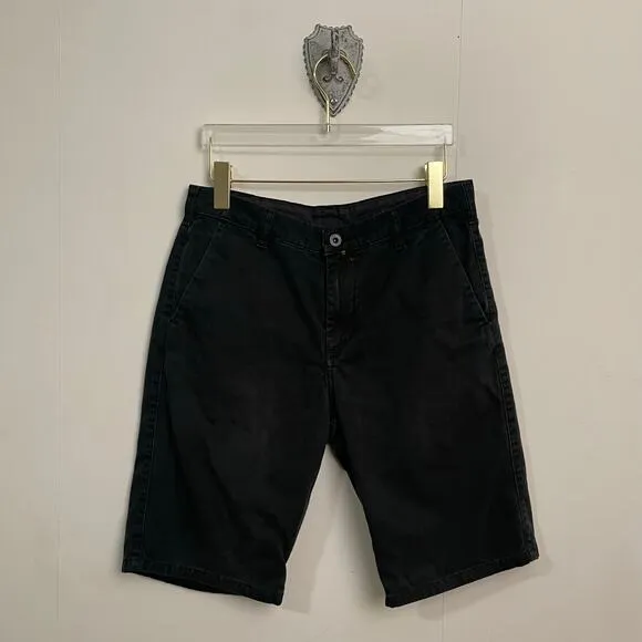 (4) Y2K DC Shoes 29 men short capris black bundle classic summer goth minimal
