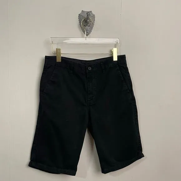 (4) Y2K DC Shoes 29 men short capris black bundle classic summer goth minimal