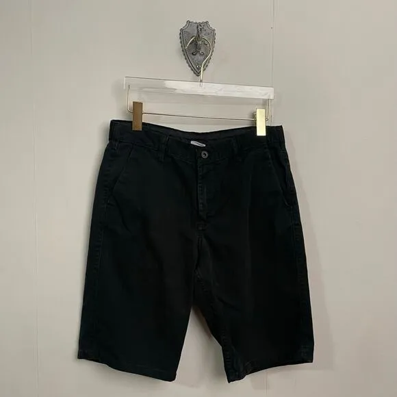 (4) Y2K DC Shoes 29 men short capris black bundle classic summer goth minimal