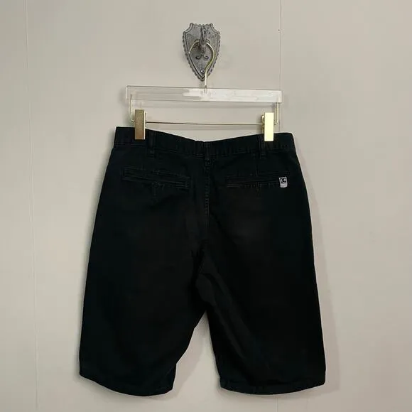 (4) Y2K DC Shoes 29 men short capris black bundle classic summer goth minimal