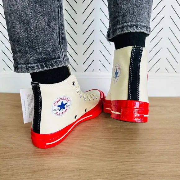 ❤️6 Converse Chuck Taylor All Star70 Comme des Garcons PLAY Women Shoes  A01794C
