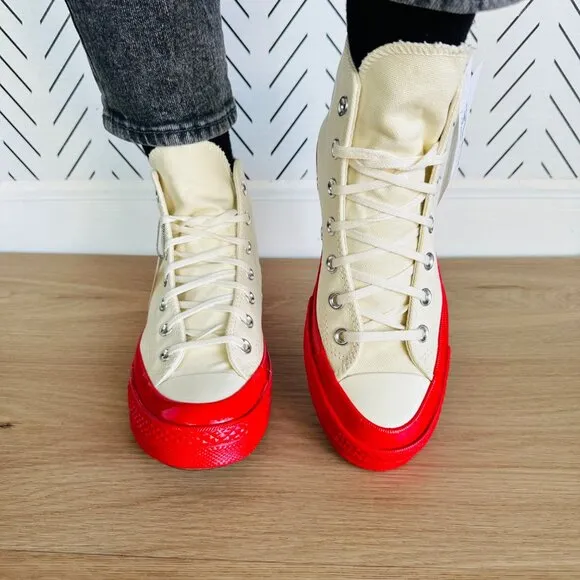 ❤️6 Converse Chuck Taylor All Star70 Comme des Garcons PLAY Women Shoes  A01794C