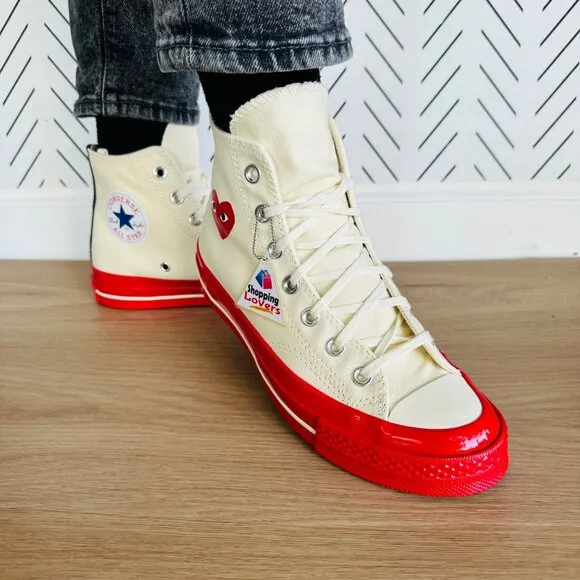 ❤️6 Converse Chuck Taylor All Star70 Comme des Garcons PLAY Women Shoes  A01794C