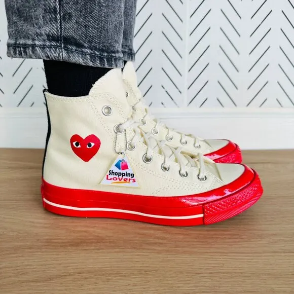 ❤️6 Converse Chuck Taylor All Star70 Comme des Garcons PLAY Women Shoes  A01794C