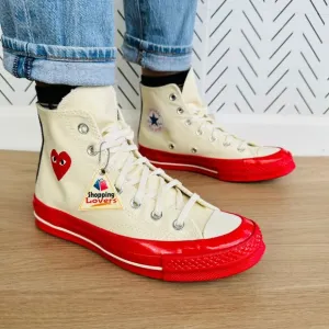 ❤️7 Converse Chuck Taylor All Star 70 Comme des Garcons PLAY Women Shoes A01794C