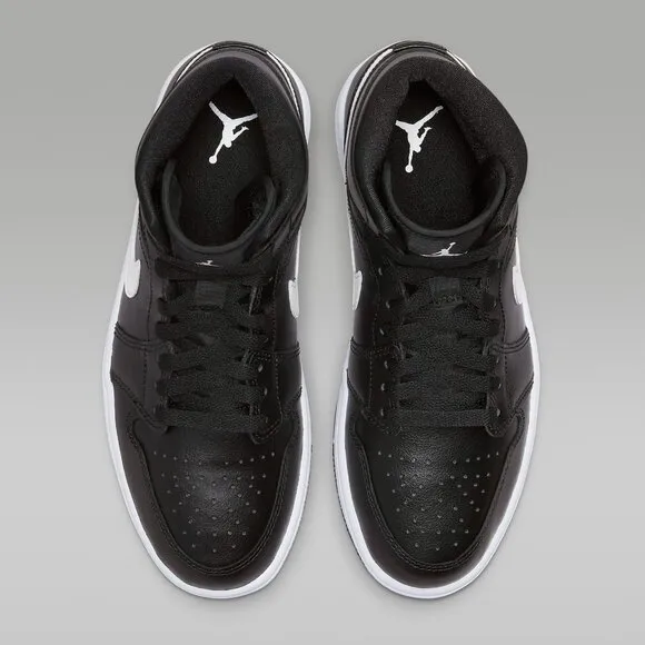 7W/5.5M - [NEW] Women's Air Jordan 1 Mid Shoes White DV0991-001
