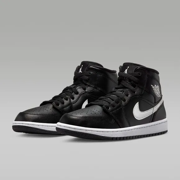 7W/5.5M - [NEW] Women's Air Jordan 1 Mid Shoes White DV0991-001
