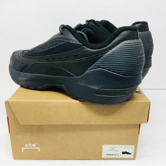 A-COLD-WALL  Men's Black Sneakers Sleek Cushioned Design