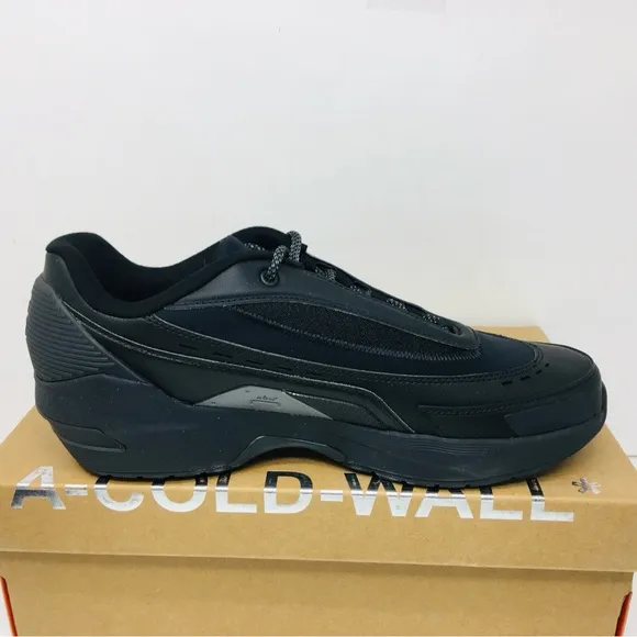 A-COLD-WALL  Men's Black Sneakers Sleek Cushioned Design