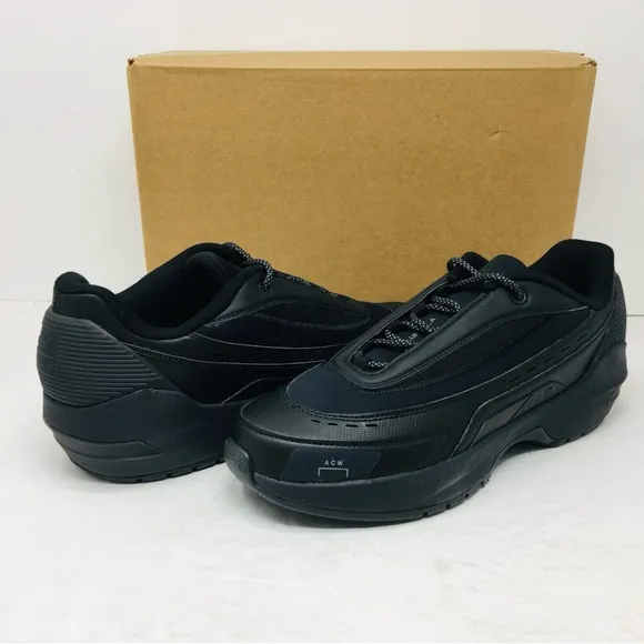 A-COLD-WALL  Men's Black Sneakers Sleek Cushioned Design