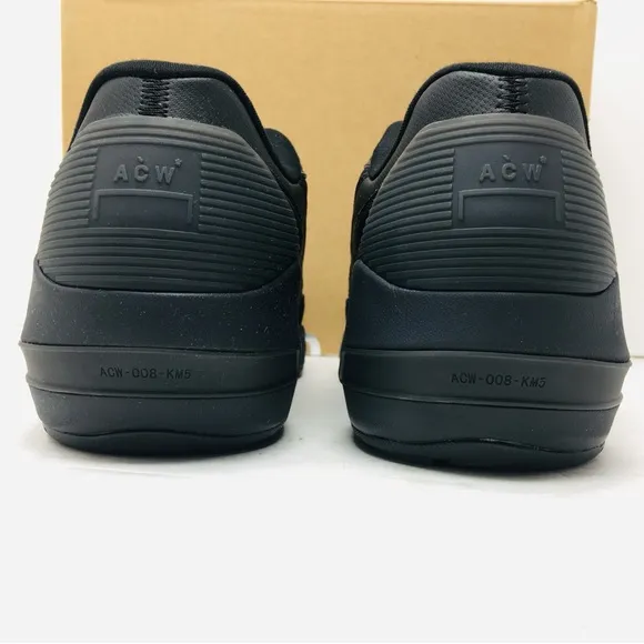 A-COLD-WALL  Men's Black Sneakers Sleek Cushioned Design