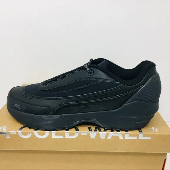 A-COLD-WALL  Men's Black Sneakers Sleek Cushioned Design