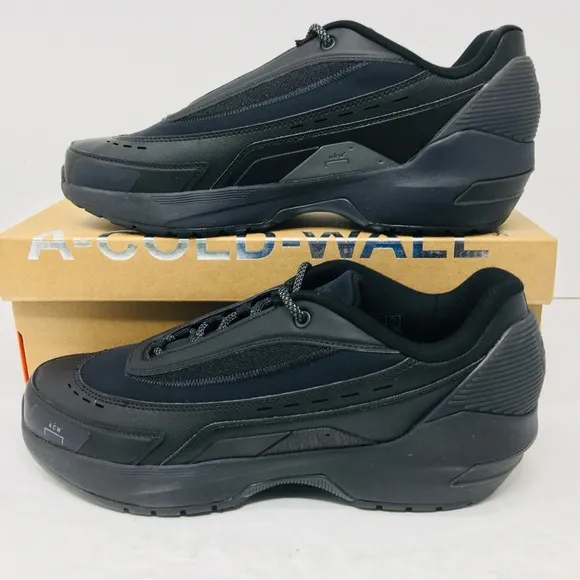 A-COLD-WALL  Men's Black Sneakers Sleek Cushioned Design