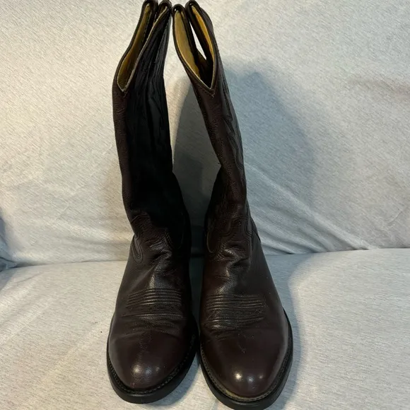 ACME Boots, Dark Brown, Size 10 EE, EUC, Vintage