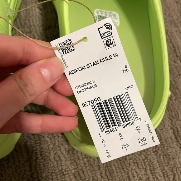 Adidas ADIFOM STAN SMITH MULE SHOES NWT 8