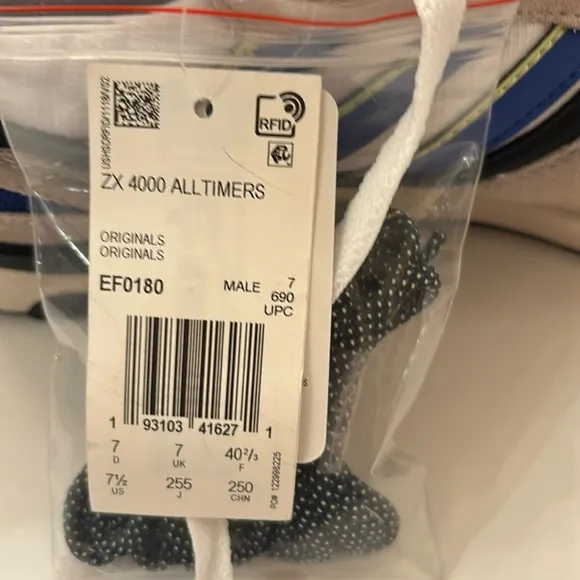 adidas Alltimers ZX 4000 Discovery Collection Torsion Sneakers Size 7.5 NWT