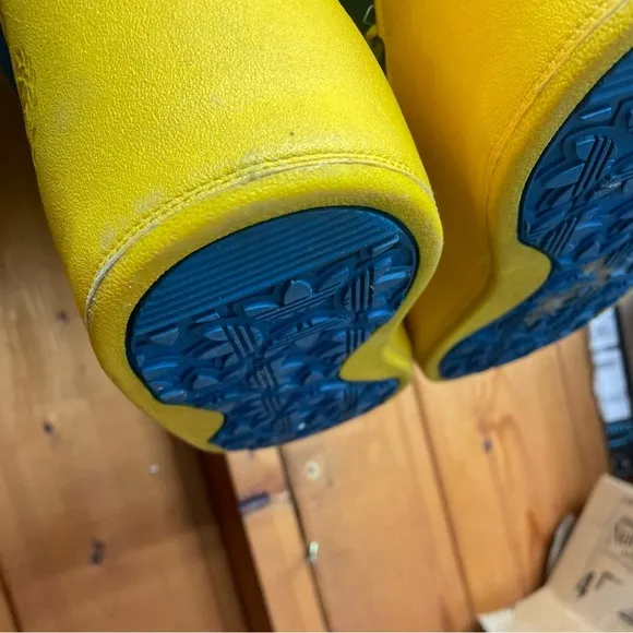 Adidas Carl Gruber very rare Moon Boots in primary colours Vintage 1980's Blue