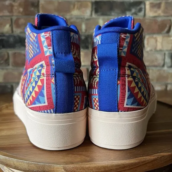 Adidas FARM Rio x Bravada 2.0 Platform Mid Skateboard Patchwork Quilt Womens 7.5