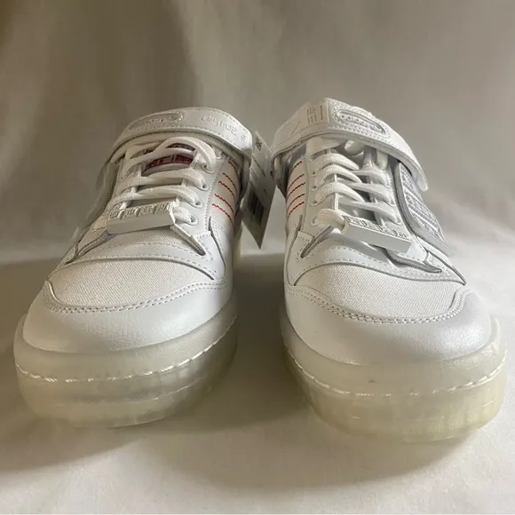 Adidas Forum Low Shoes Men’s 8 Chinese New Year Retro White Red Sneakers GZ9021