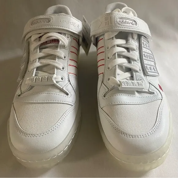 Adidas Forum Low Shoes Men’s 8 Chinese New Year Retro White Red Sneakers GZ9021