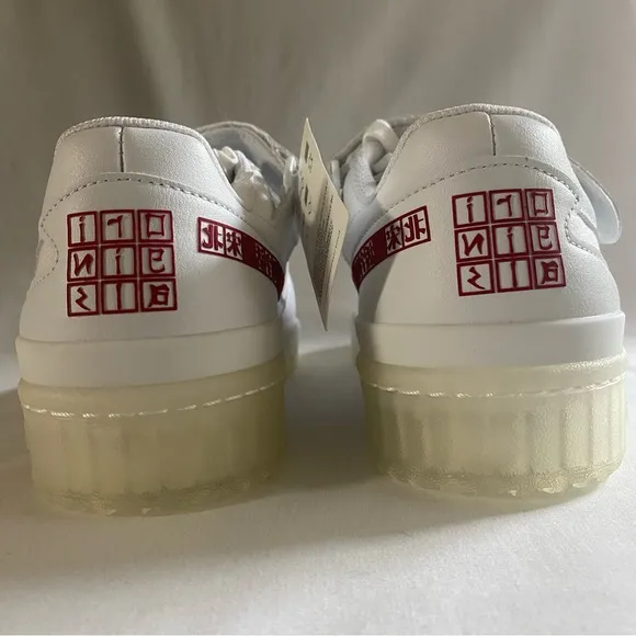 Adidas Forum Low Shoes Men’s 8 Chinese New Year Retro White Red Sneakers GZ9021