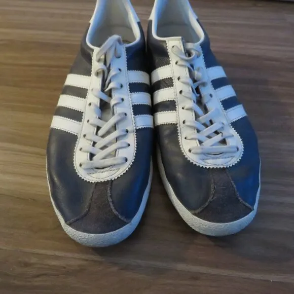 ADIDAS Gazelle OG Legend Ink &amp; Running White Sneakers Shoes Retro Men's US 8.5