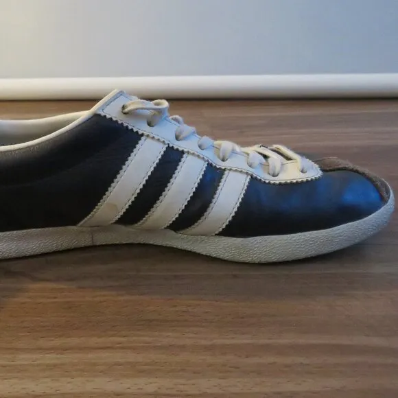 ADIDAS Gazelle OG Legend Ink &amp; Running White Sneakers Shoes Retro Men's US 8.5