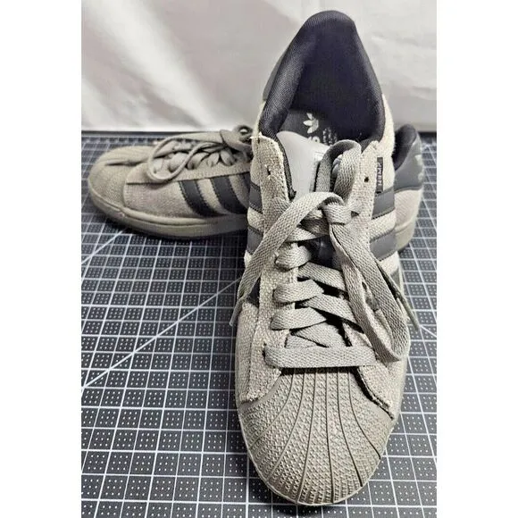 Adidas HEMP original superstar shoes skateboard Trefoil shell toe Men Sz‎ 7.5