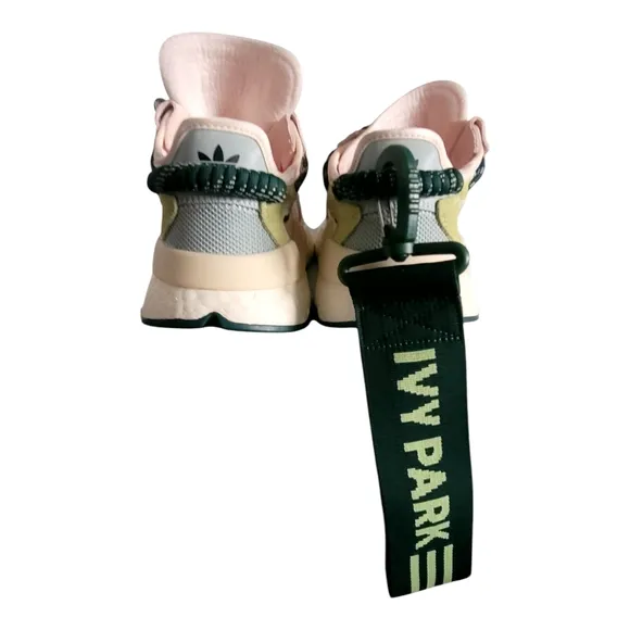 Adidas Ivy Park Women's Stylish Sneakers in Cream and Green
