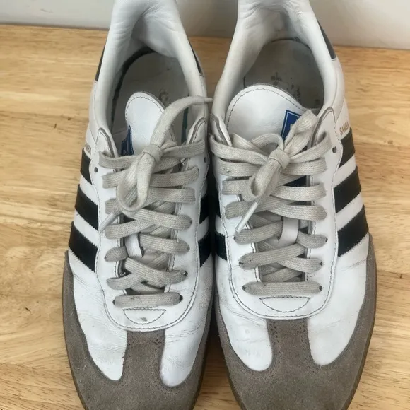 Adidas Men's White and Gray Sneakers