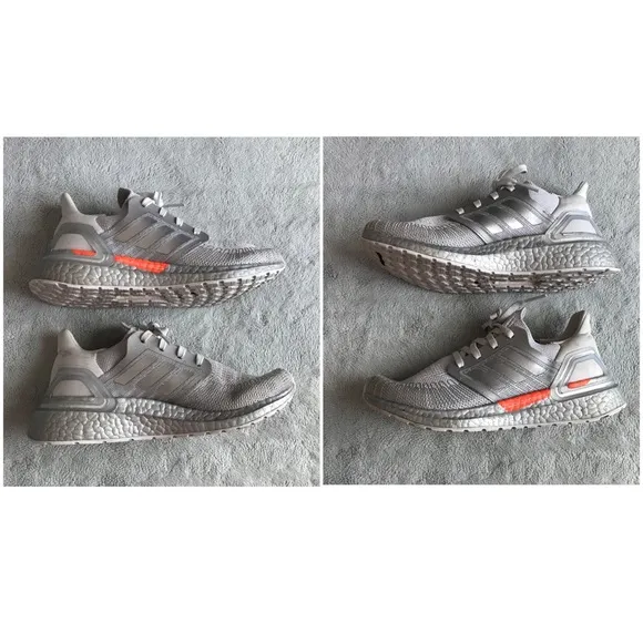 Adidas NASA UltraBoost 20 Running Sneakers Dash Grey Silver Metallic Halo Shoe