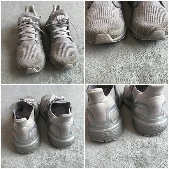 Adidas NASA UltraBoost 20 Running Sneakers Dash Grey Silver Metallic Halo Shoe