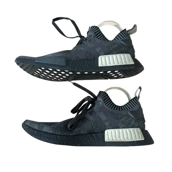 adidas NMD R1 Black Olive shoes Mens Size 12 Athletic Athlesure