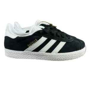 Adidas Originals Gazelle Black White Gold Suede Shoes BB2507 Youth Size 12K