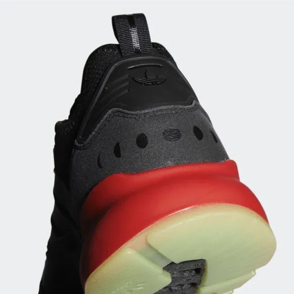 Adidas Originals Mens ZX 2K Boost Shoes Black Scarlet H01925